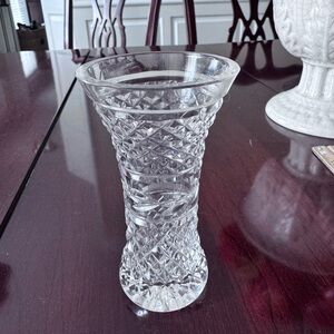 Waterford Crystal Glass Vase - Glandore Pattern Elegant Home Accent